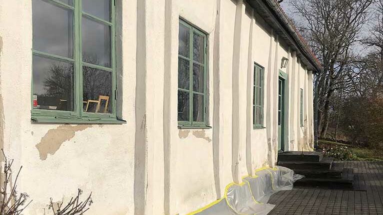 Putsning av fasad 1 Murning och putsning av hus av EB Golv & Kakel